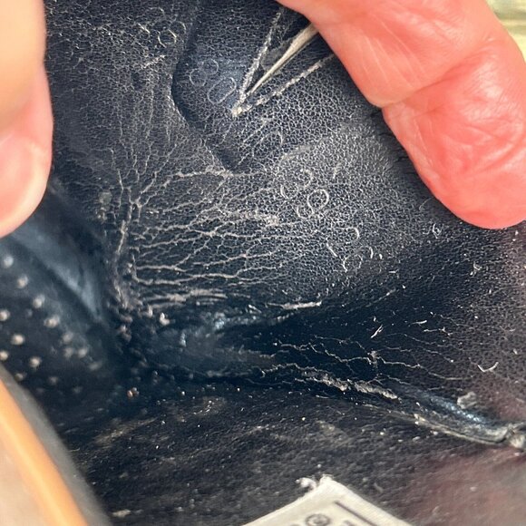 Josef Seibel Slide Sandal Womens Size 8.5-9 Tan Leather Block Heel Lightweight - Picture 9 of 15